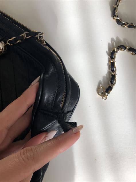 restore old chanel bag.